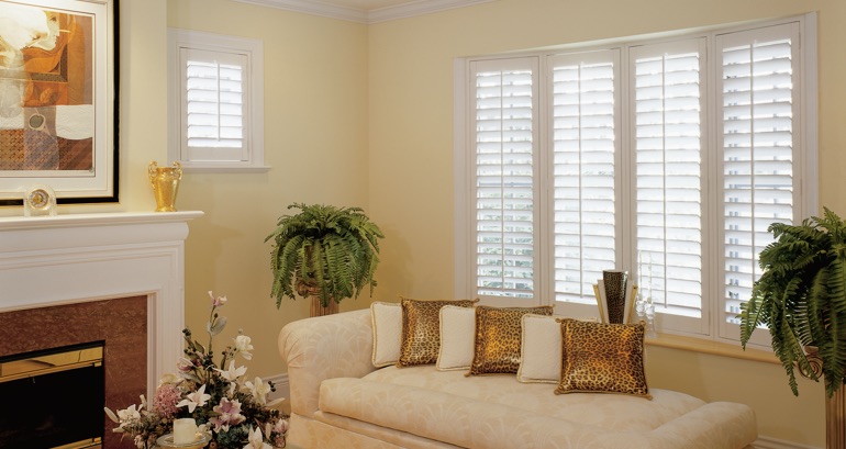 Charlotte living room shutters